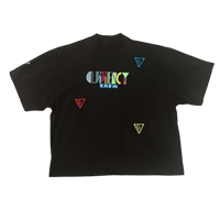 Image 1 of Currency Crew BhM Drop Sleeve Tee Black 