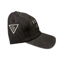 Image 2 of Currency Crew “Original” Logo Dad Cap Black Denim