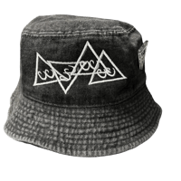 Image 1 of Currency Crew 4 Stacks Black Denim Bucket Hat
