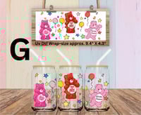 Image 1 of Choice of 2 Swear Bears Double Sided Uv Dtf Cup Wraps