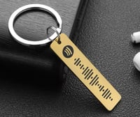Gold Strike-A-Chord Keychain
