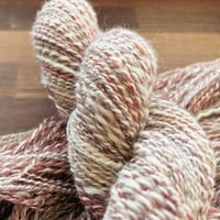 Image 2 of Red, White and Blue Handspun Yarn