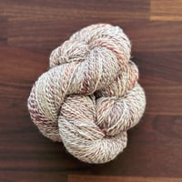 Image 1 of Red, White and Blue Handspun Yarn