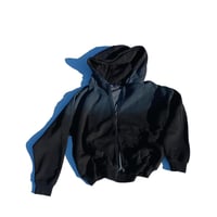 Image 3 of aphex twin screen printed sun faded hoodie