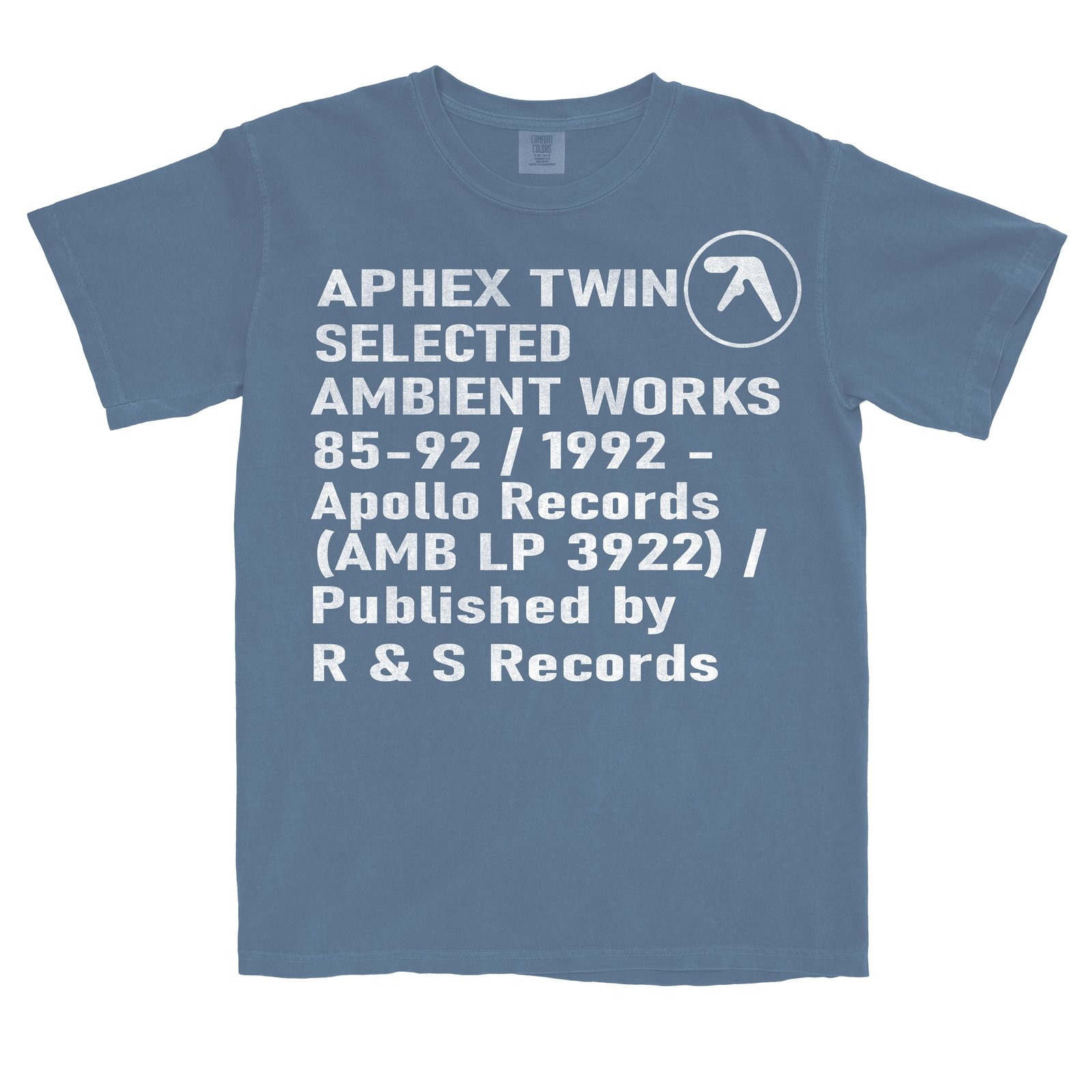 comfort colors aphex twin ambient works records t shirt