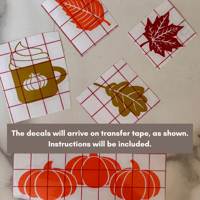 Image 5 of Fall/Halloween Removable Decals