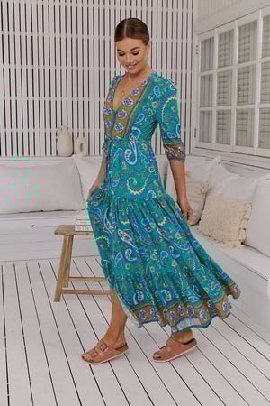 Image of Ventura Print Tessa Maxi Dress. By JAASE 