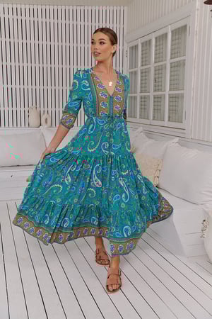 Image of Ventura Print Tessa Maxi Dress. By JAASE 