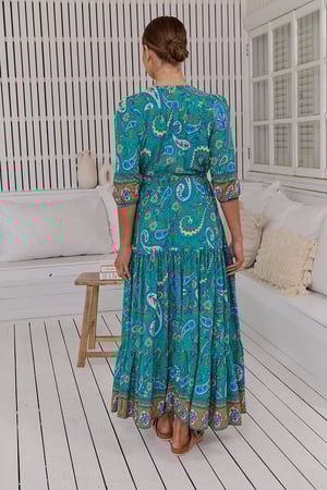Image of Ventura Print Tessa Maxi Dress. By JAASE 
