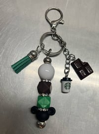 starbucks mouse keychain