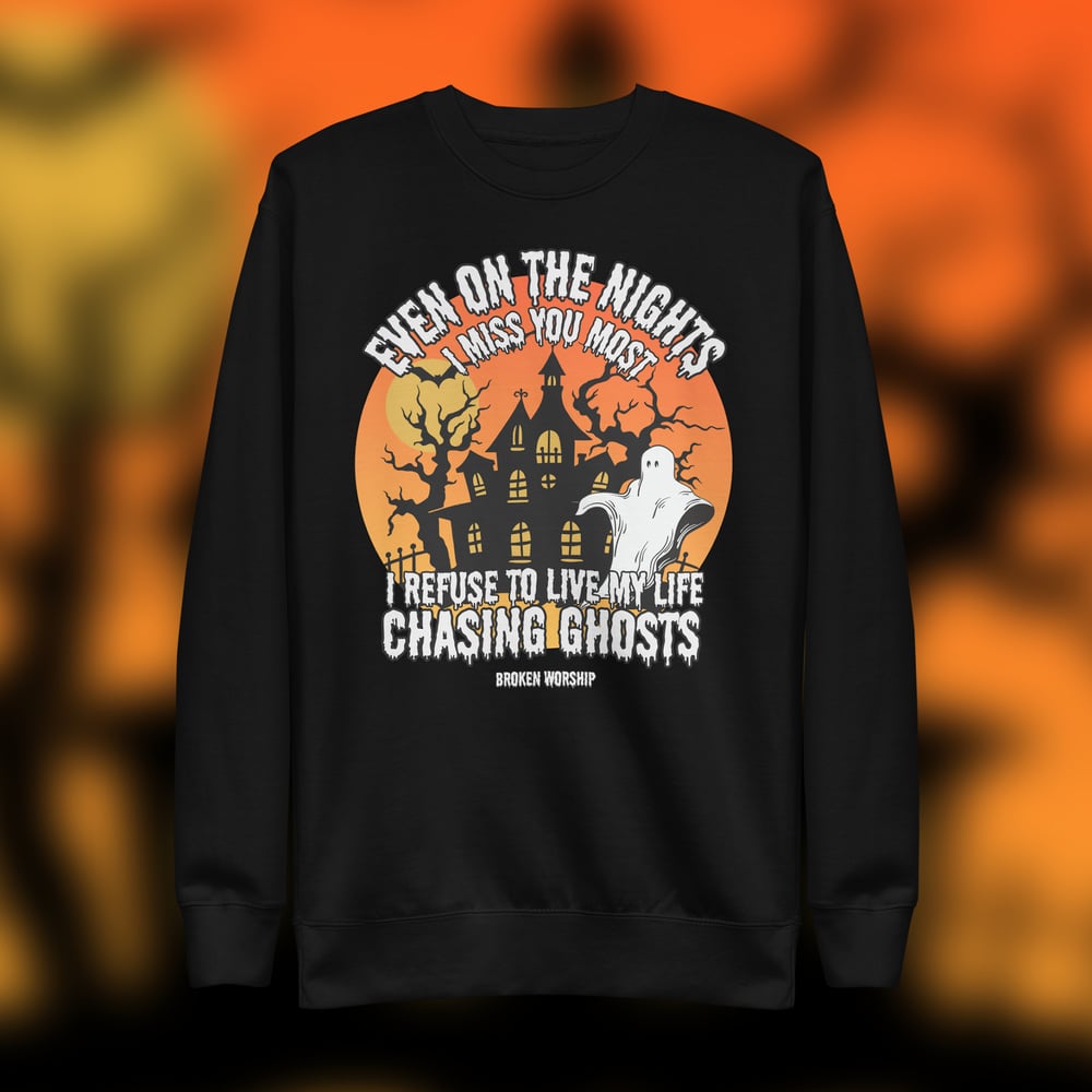 Image of Chasing Ghosts Halloween Sweater - Haunted Ghost