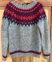 Image 1 of Pangur Ban - Icelandic wool sweater - Grey - Ready to ship