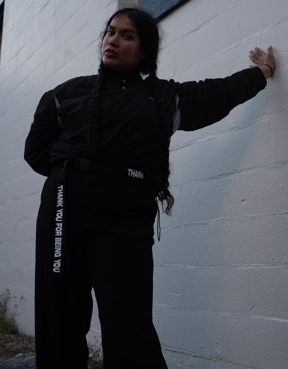 Image of THANK YOU BELT (WHITE & BLACK) 2.0