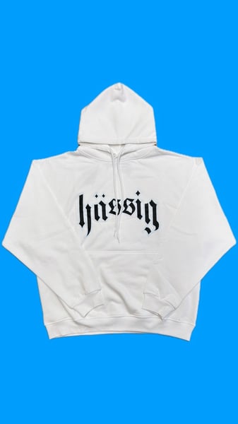 Image of basic logo hoodie ice