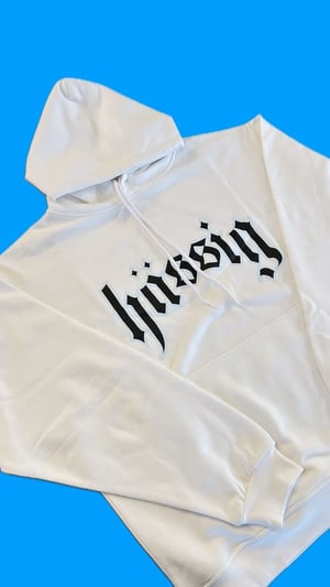 Image of basic logo hoodie ice