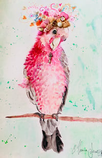 Gertie galah print A3 