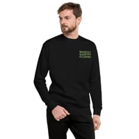 Image 4 of The MANIFEST 3x Crewneck Sweatshirt - Green Logo - 3 Colors
