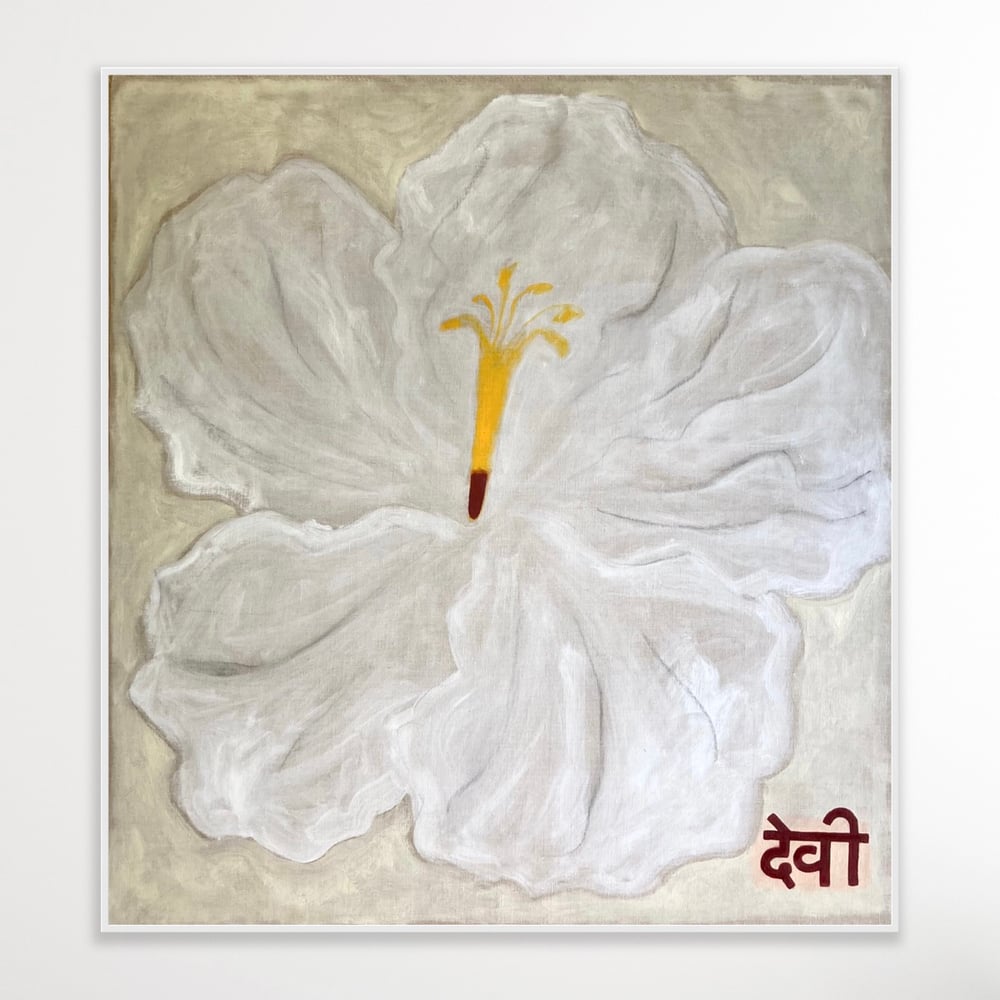 Image of ‘Goddess Disguised as a Flower (in white)’