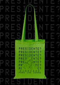 PRESIDENTE TOTE BAG GREEN LIME 