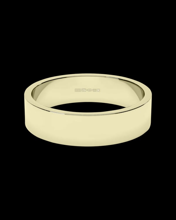 Image of 5MM FLAT WEDDING BAND