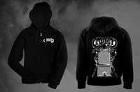 *Game of Tones* zipper hoodies - white ink