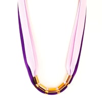 Arsinoé necklace_ lilac & purple