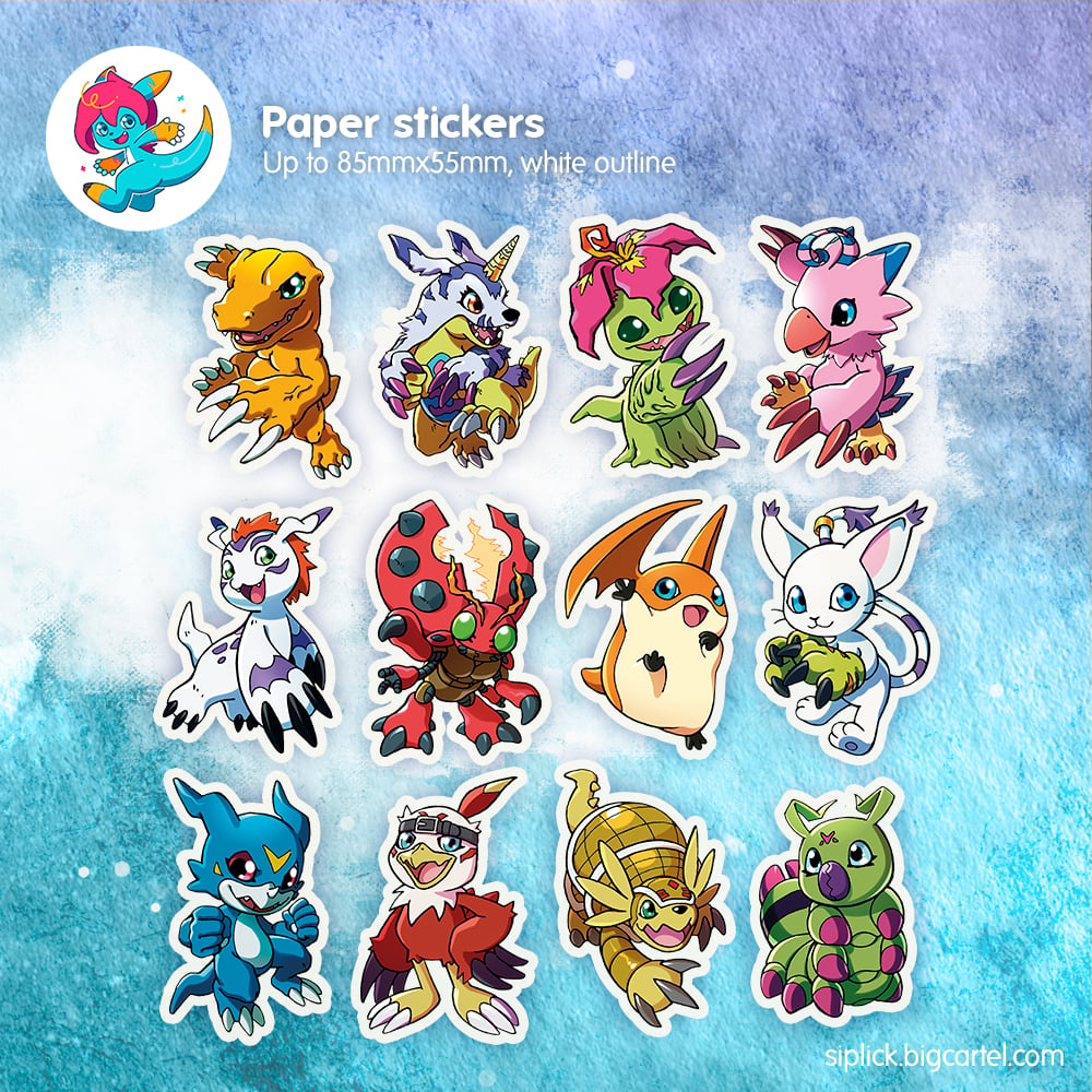 Image of DIGIMON Stickers