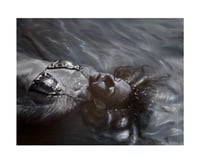 "Golden Ocean Reflection - Tranquility" Fine Art Print by Alexandra Telgmann 46 x 35 cm