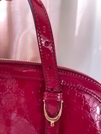 Image 3 of Gucci Nice Microguccissima Dome Bag - Dark Pink