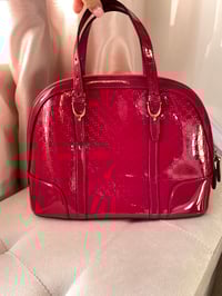 Image 1 of Gucci Nice Microguccissima Dome Bag - Dark Pink