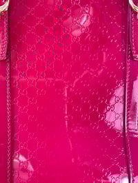 Image 2 of Gucci Nice Microguccissima Dome Bag - Dark Pink