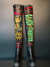 Image 10 of CUSTOMISED HEAVY METAL BOODS BOOTS 