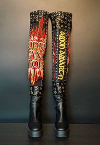 Image 14 of CUSTOMISED HEAVY METAL BOODS BOOTS 