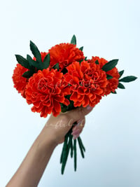 Image 1 of MARIGOLD STEM BOUQUET VIDEO + SVG DIGITAL FILES 