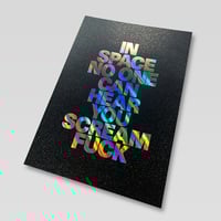 Image 2 of Space - holographic black sparkle