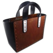 Image of Handmade URBAN Designer Handbag & Tote STEEL & LEATHER