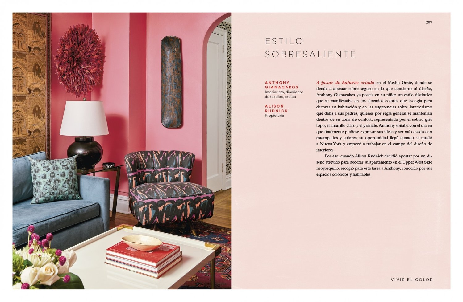 Image of Vivir con color Un libro de Rebecca Atwood