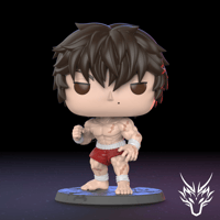 Image 1 of BAKI HANMA CUSTOM FUNKO POP