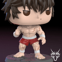 Image 2 of BAKI HANMA CUSTOM FUNKO POP
