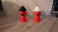 Image 1 of Fire Hydrant Salt and Pepper Shaker