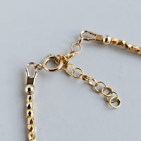 Image 4 of Gold filled faceted bracelet with glass