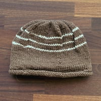 Image 6 of Hand Knitted Alpaca and Merino Baby Beanie