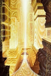 Golden Galactic Genesis (Print)