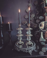 Image 1 of Glass candle sticks 