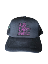 "SKETCH-PIG" Trucker Cap (Black)