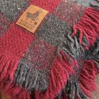 Image 2 of Farmhouse Alpaca and Merino Throw Blanket