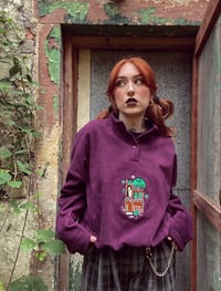 Image 5 of Cropped Ghost House Fleece (Various colours)