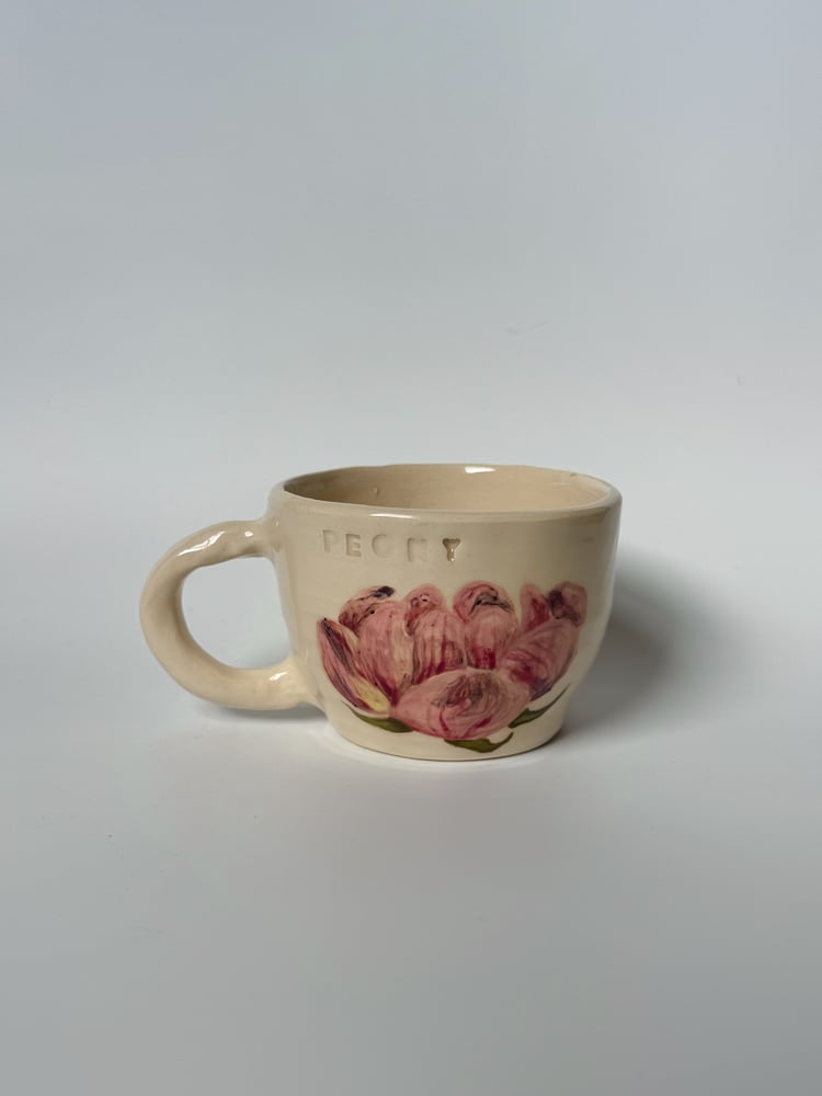 Image of peony mug