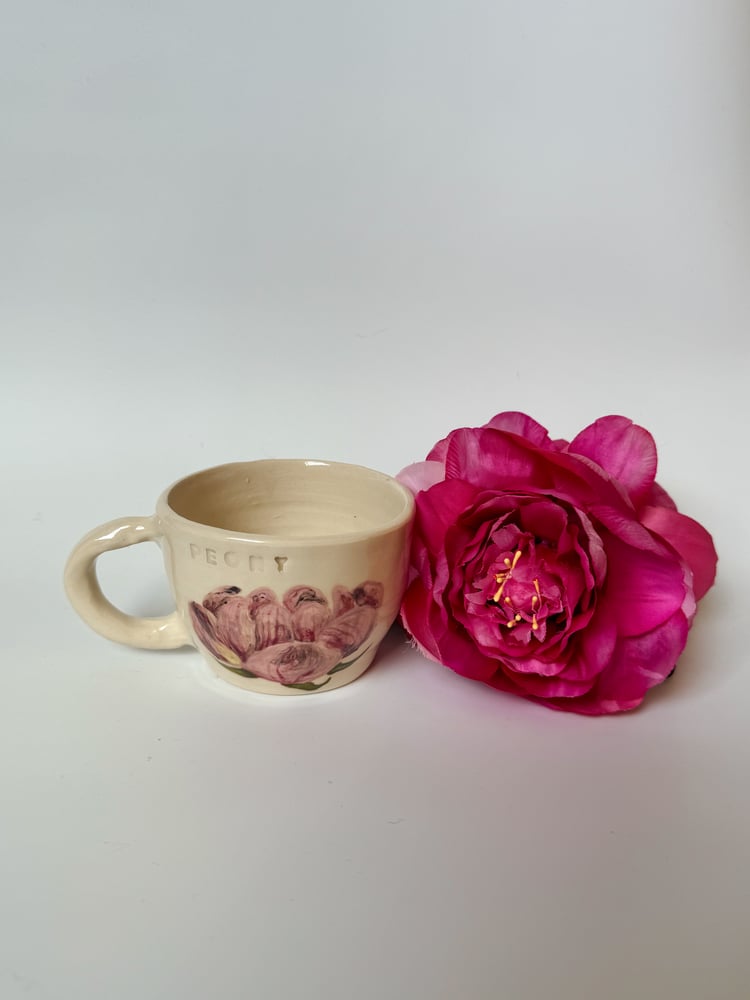 Image of peony mug