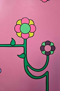 Image 3 of Happy Flowers (Pink) Painting